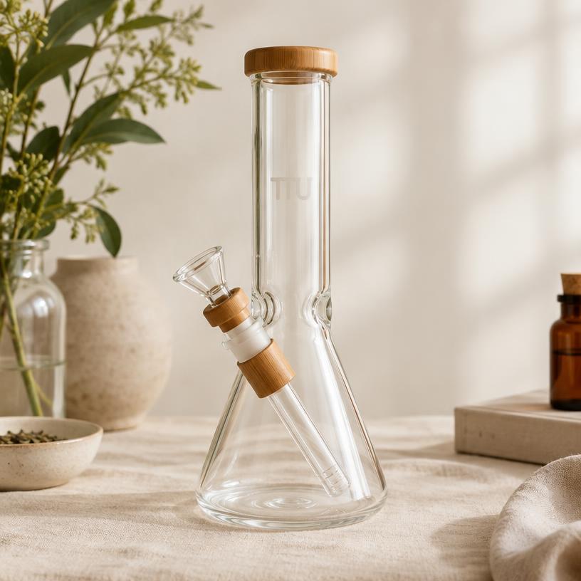 Classic Beaker Water Pipe 8" — The Townhouse Uptown