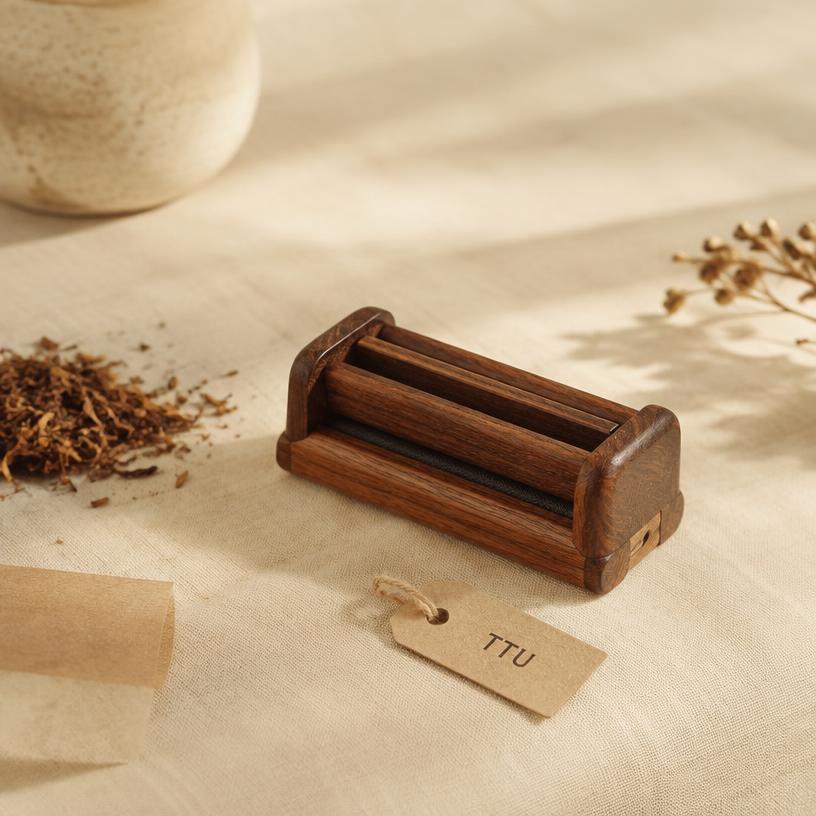 Walnut Rolling Machine — Adjustable — The Townhouse Uptown